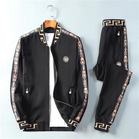 versace summer outfit mens|Versace tracksuit men's price.